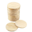 40Pcs Solid Wood Veneer Handmade Painting Plank Material Coasters for DIY Painted Carving 1