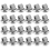 24 Pcs Manganese Steel Pen Holder Self Adhesive Pencil Organizer with Adjustable Spring Loop 1