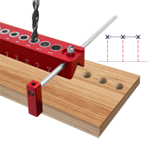 3-12 mm verticale pocketgatmal voor houtbewerking, deuvelboorgeleider, zelfcentrerende bitpositioneerder en locator
