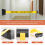 16.4 Ft Magnetic Wall Mount Retractable Belt Barrier, Crowd Control Barrier Fixed Safety with ABS Case 6