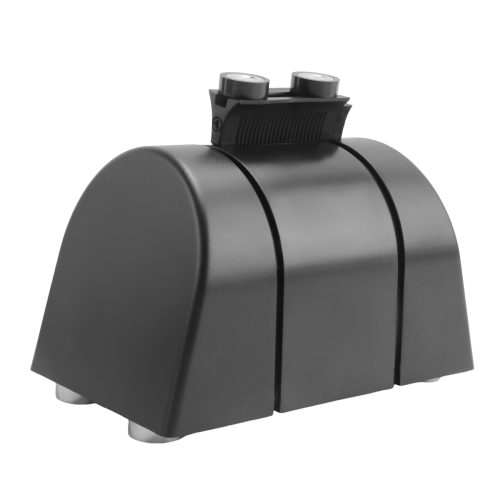 16.4 Ft Magnetic Wall Mount Retractable Belt Barrier, Crowd Control Barrier Fixed Safety with ABS Case 1