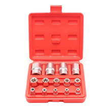14-delige E-type mofcombinatie / 6-hoekmof / blaasvormdoosset / speciaal onderhoudsgereedschap