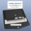 2Pcs Document File Folder, Waterproof Thin PU Leather A4 Envelope Folder Expanding Organizer Portfolio Storage Case 4