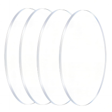 Klare, runde Acrylplatten, 20,3 cm Durchmesser, 0,3 cm dicke Glaskreise für Schilder, Drucke, Kuchenscheiben, Bastelarbeiten