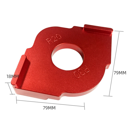 Lot de 3 gabarits de coupe pour machine à découper, angle R, filet, arc 2