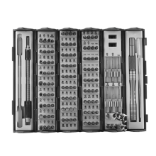 128-in-1 schroevendraaierset voor huishoudelijk gebruik, demontage- en onderhoudsgereedschap, cilinder, draagbaar, pruim, zeshoekig, speciaal gevormd