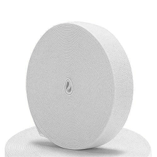 Witte elastische naaiband 40M 3/4 inch gebreide spoel, zware rek, hoge elasticiteit, bandmateriaal voor knutselwerkjes