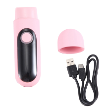 Tragbarer berührungsloser Alkoholtester, wiederaufladbar, mit LED-Bildschirm, digitalem Display, Atemtest, Pink