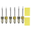 6Pcs Messing Löten Tipps USB Eisen Kopf Schweißen für E10 Interface Stationen 1
