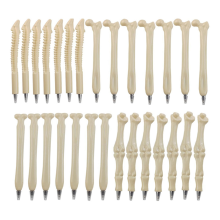 28 Stück Knochen-Kugelschreiber, Neuheitsstifte, schwarze Tinte, für Halloween, Künstler, Arzt, Krankenschwester, Schule, Büro, Party