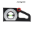 Technische inclinometer, universele hellingmeetschaal, multifunctionele goniometer instrumenttool A 8