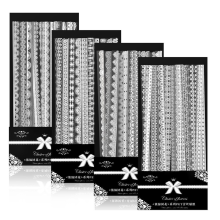 Transparente Spitzenaufkleber, selbstklebende Fotorahmen-Dekoraufkleber für die Scrapbooking-Dekoration, DIY-Kartenherstellung