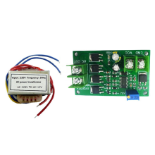 200W DC 12V zu AC Wechselrichter 50Hz Rechteckwellensignalgeneratormodul 12W 220V Leistungstransformatorplatine