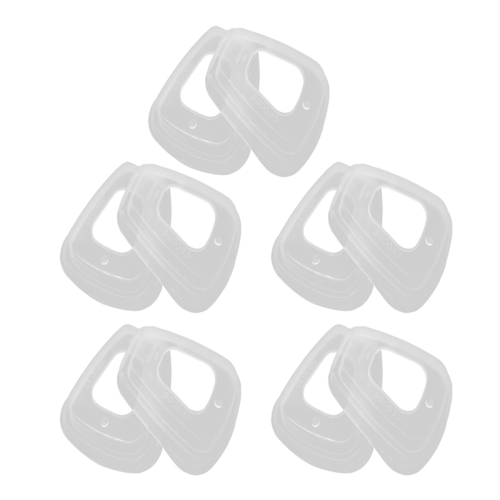 501 Filter Retainer for Reusable Respirators,Filter Box Uses Gas Mask Elements Accessories,10PCS