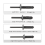 41 Piece Set of Quick Core Pulling Rivet Machines, Plastic Pullers, Polyethylene Riveting Tools for Automobiles 4