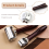 26mm+60mm Leather Edge Roller, Wooden Handle Rolling Craft Seam Roller for 4