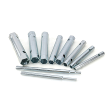 10-teiliger Doppelkopf-Steckschlüssel-Steckschlüsselsatz für Klempner, Rückmutter, Zündkerzen-Set, verlängerbar um 6–22 mm