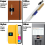 10Pack Pen Holder for , Elastic Clipboard, Planner Random Color 6.5X5cm 5