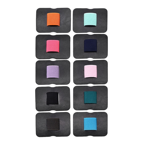 10Pack Pen Holder for , Elastic Clipboard, Planner Random Color 6.5X5cm 2