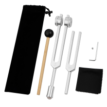 Diapason da 528 HZ per la guarigione dei chakra, set OM136,1 Hz, strumenti sonori per la riparazione con supporto per diapason A