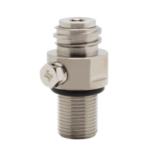 Navulbare CO2-klep voor frisdrankflessen M18X1.5 Ingang naar TR21-4-uitgang voor vervangbare adapter voor carbonatorcilindertank