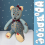 Set di righelli modello Memory Bear, set da 10 pezzi adatto per 10 pollici 11