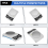 Digital Lab Scale, -Scale 1000G 0.01GAccuracy, Multi-Function High Precision Electronic Scale with 100G Weight 10