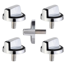 W10284885 Herd-Bedienknopf, kompatibel mit Herdbrenner, Ersatzteil WPW10284885, (5er-Pack)