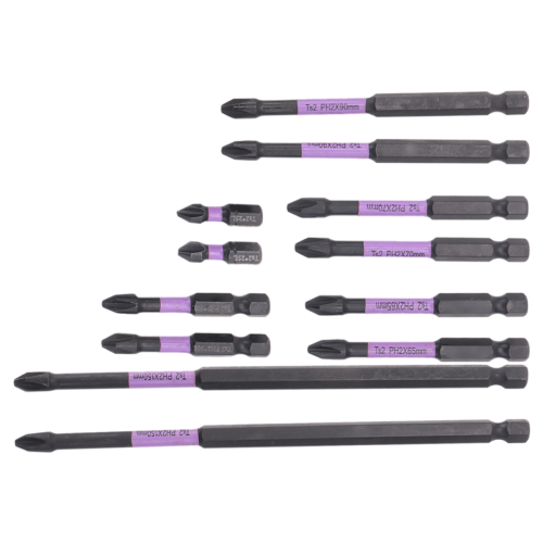 Magnetic Drill Bits D1 Anti-Slip and Shock-Proof with Screwdriver Set (2Set)