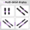 Magnetic Drill Bits D1 Anti-Slip and Shock-Proof with Screwdriver Set (2Set) 9