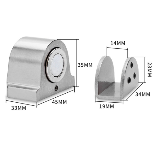 Glastür-Saugloch-freier starker magnetischer Antikollisionsstopper Möbel-Hardware-Tools 2