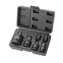 6 stuks adapter pneumatische hulskop 1/2 tot 3/4 zwarte kunststof doos voor mechanische hardwareproducten voor auto's
