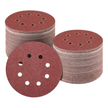 160 Stück 5-Zoll-Schleifscheiben, 60/80/120/150/240/320/400/600er Körnung, 8-Loch-Klettschleifpapier, Schleifpapier für Exzenterschleifer