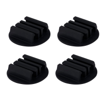 4 Stück selbstklebender Stifthalter aus Silikon, Clip-Set, Markerhalter für Schreibtisch-Zwischenablage und andere flache Oberflächen, Bleistift