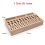 Leather Tools 98-Hole Slotted Beech Tool Rack Carving Punch Diamond Cut Storage DIY 3