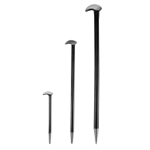 Hebeleisen-Set mit Rollkopf, mechanische Fußstange für Damen, Autostange, Fersenhebel, 6 Zoll, 12 16 Zoll, 3 Stück