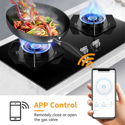 Tuya Smart WiFi Klepmanipulator Gas Verstelbare Waterlek Controller Ondersteunt EU-Plug A 1