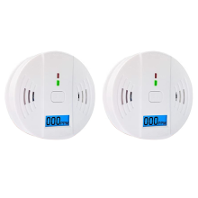Koolmonoxidemelder, alarm voor thuis, magazijn, detector, 2 stuks