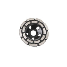 Meule diamantée à double rangée de 115 mm pour béton, pierre, ciment, sol