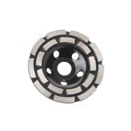Meule diamantée à double rangée de 125 mm pour béton, ciment, pierre, sol 1