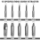 33-delige set beschadigde schroevenextractors en schroevendraaierbits Easy Out voor gestripte bouten 6
