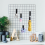 15Pcs Gridwall Haken Kleiderbügel, Grid Panel Grid Wand Haken Zubehör Draht Regal 6