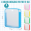 5 Pack Scrapbook Paper Storage Organizer, Multi Color Expanding for 12 x Sheets, 8
