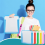 5 Pack Scrapbook Paper Storage Organizer, Multi Color Expanding for 12 x Sheets, 3
