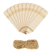 100 Stück leere Lesezeichen aus Holz mit Schnüren und Löchern, DIY für Liebhaber, Basteln, Schule, Büro, Geschenk