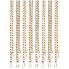 Ersatzketten für Geldbörsen, 8er-Pack, für Geldbörsen, Umhängetaschen, Handtaschen, Ketten zum Selbermachen, 119,4 cm, Gold