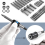 34Pcs Ratchet Screwdriver Batch Combination Plum Triangle Special-Shaped Home Set Box 7