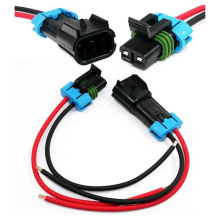 1er-Pack Metri-Pack 2-polige 30 Ampere, Steckverbinder der Serie 280, multifunktional (Stecker auf Buchse, Pigtail 12GA)