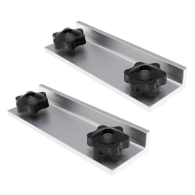 -Schienenstopp-Kit, Inline-Schienenblock, Universal-Kit für die Holzbearbeitung, 2 lange Stopper