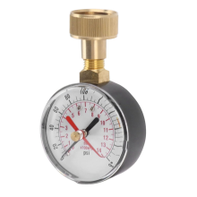 Wasserdruckmessgerät, 0 bis 200 Psi, Universaltest mit 3/4-Zoll-Innenschlauchgewinde zum Austauschen